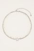 Shapes ketting met parels & ster