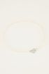 Shapes parelketting met hartje