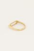 Shapes ring met open rechthoek