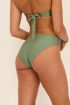 Shiny green high-waisted bikini bottoms | My Jewellery
