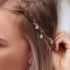 Haar sieraden ringetjes muntje, Haaraccessoires