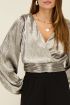 Silver pleated top | My Jewellery