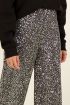 Silver wide leg pants with sequins | My Jewellery