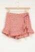 Skort met leopard print