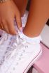 Witte sokken met ruffles | My Jewellery