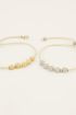 Souvenir beige armband amour