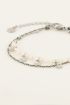 Souvenir blauwe dubbele armband| My Jewellery