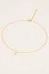 Souvenir ketting met spiraal schelp bedel
