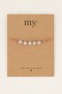 Souvenir rode armband met amour bedels | My Jewellery