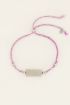 Souvenir roze armband amour bedel | My Jewellery