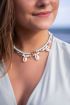 Souvenir mintgroene surf ketting met goud slotje | My Jewellery