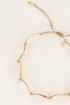 Souvenirs gouden schelpen armband / enkelbandje | My Jewellery