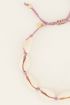Souvenirs roze schelpen armband / enkelbandje | My Jewellery