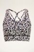 Sports bra with floral print | My Jewellery