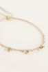 Springstones beige gevlochten armband/enkelband| My Jewellery