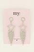 Oorhangers met ster & strass stenen | My Jewellery