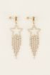 Oorhangers met ster & strass stenen | My Jewellery