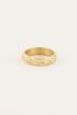 Starmood ring breed met ster & maan