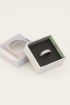 Starmood ring breed met ster & maan