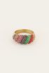 Starmood ring met multikleur stenen