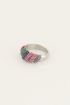 Starmood ring met multikleur stenen