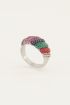 Bague Starmood avec pierres multicolores