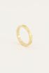 Starmood ring met ster & maan smal