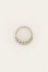 Starmood ring met transparante stenen