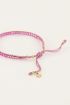 Starmood roze armband met kralen