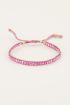 Starmood roze armband met kralen