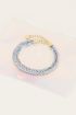 Starmood zilverkleurig gevlochten armband