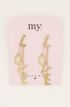 Statement oorhangers love letters | My Jewellery