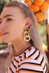 Statement oorhangers triple groot, statement oorbellen