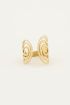 Statement ring met boogjes