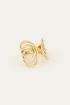 Statement ring met boogjes