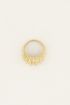 Statement ring ribbels