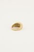 Statement ring ribbels
