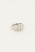 Statement ring ribbels