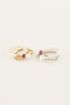 Stretch ringen set met parels & kralen