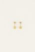 Studs blokje hart | Oorbellen | My Jewellery