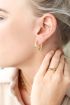 Studs vorm V, sterling zilver
