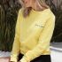 MY Jewellery sweater geel met tekst