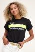 Zwart T-shirt met print | Zwart t-shirt dames | My Jewellery