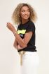 Zwart T-shirt met print | Zwart t-shirt dames | My Jewellery