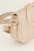 Beige tas met ring | Heuptasje My Jewellery