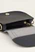 Zwarte tas met ring, heuptasje My Jewellery