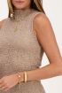 Taupe sleeveless top bubble | My Jewellery