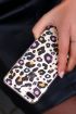 Telefoonhoesje gekleurd panter print, hoesjes