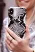 Telefoonhoesje Slangenprint Zwart, iphone hoesje