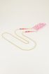 telefoonkoord met roze kralen, telefoon ketting My Jewellery